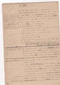 Edmond Haraucourt Romancier Poète 1912 Manuscrit autographe Le Palais d'amour - Picture 1 of 3