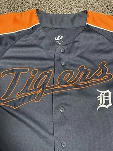 Dynasty Series Detroit Tigers Baseball Jersey Men's Large Sewn Stitched  MLB - Picture 1 of 5