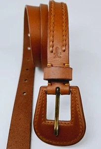 FRYE Damen hellbraun Buff Harness Leder Gürtel Größe 34 (1"× 42") DC-1337 - Bild 1 von 8