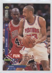 1995-96 Collector's Choice International French I Grant Hill Michael Jordan HOF