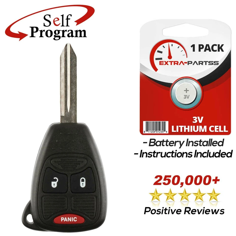 For 2007 2008 2009 2010 2011 2012 2013 2014 2015 2016 Jeep Compass Key Remote - Image 1 of 4