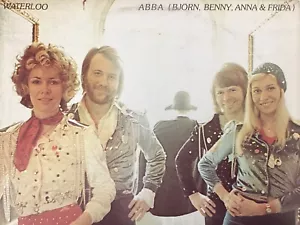 ABBA Björn, Benny, Agnetha & Frida WATERLOO 1974 M- vinyl LP - Picture 1 of 9