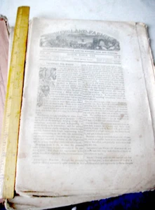 NEW ENGLAND FARMER; MONTHLY AGRICULTURAL JOURNAL,1854-1859,Simon Brown,Illust - Picture 1 of 1