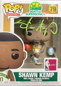 Shawn Kemp autographed signed Funko Pop #79 NBA Seattle SuperSonics JSA - Picture 1 of 3