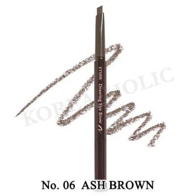 ETUDE Drawing Eye Brow 0.25g #06 Ash Brown Long Lasting Korean Cosmetics NEW - Image 1 of 4