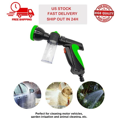 Expandable Flexible Garden Hose Magic Water Pipe Spray Gun 10 Function Nozzle - Image 1 of 4