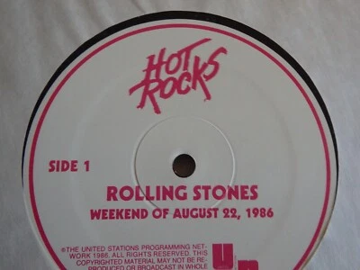 Rolling Stones August 1986 radio special Hot Rocks 1.5 hour show on 2 LP's. RARE - Image 1 of 4