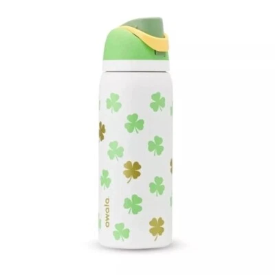 Owala 32Oz Clover The Rainbow FreeSip 🌈Stainless Steel Water Bottle New In Hand - Image 1 of 4
