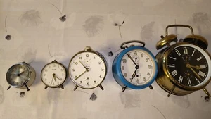 5 alte, mechanische Wecker von Mauthe aus einer Sammlung, ungeprüft, gebraucht - Bild 1 von 2