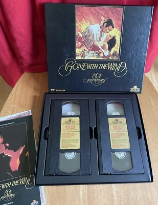 Gone With The Wind VHS 50TH Anniversary Limited Edition Boxed Set (NEW) - Image 1 of 4
