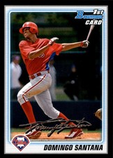 2010 Bowman Prospects Black #BP40 Domingo Santana Phillies NM-MT 