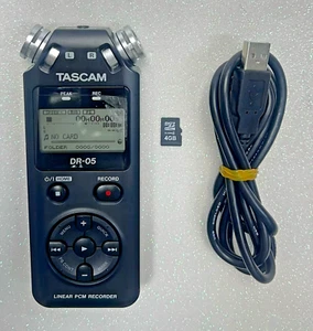 Tascam DR-05 Stereo Handheld Digital Audio Portable Record USB Audio, 4GB SD - Picture 1 of 4