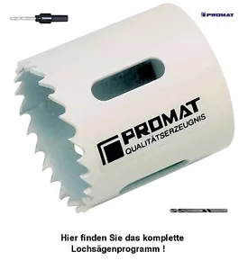 Lochsäge HSS-Bi-Metall Ø 17 mm - 152 mm ; Aufnahmeschaft 6-kant; Holz;VA;Guss - Bild 1 von 41