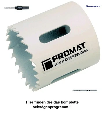 Lochsäge HSS-Bi-Metall Ø 17 mm - 152 mm ; Aufnahmeschaft 6-kant; Holz;VA;Guss - Bild 1 von 3