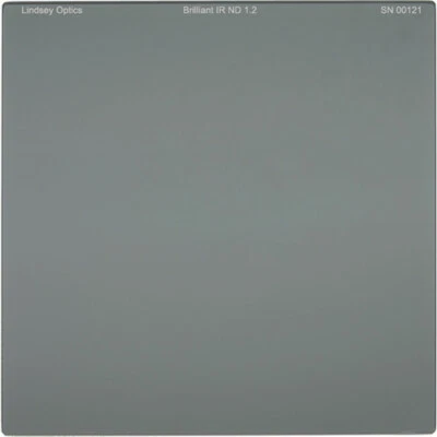 New Lindsey Optics 4x4" Brilliant IR ND 1.2 Filter With Anti-Reflection Coating - Image 1 of 3