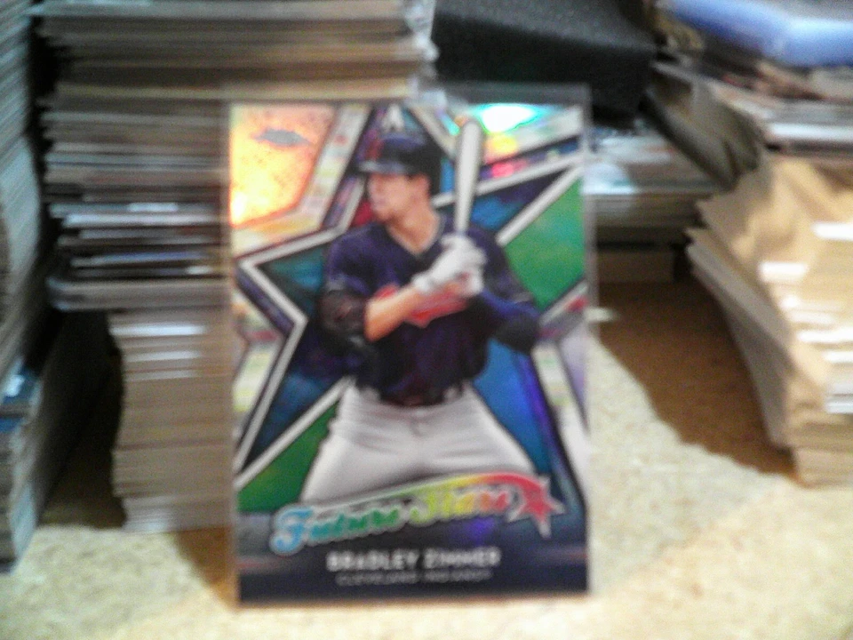 2018 TOPPS CHROME FUTURE STARS INSERT # FS-5- BRADLEY ZIMMER- INDIANS- MINT - Image 1 of 1