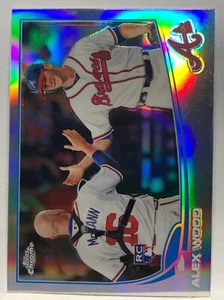 2013 Topps Chrome #164 Alex Wood RC Parallel Refractor Atlanta Braves - Picture 1 of 2