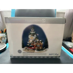 Department 56 CANDLEROCK LIGHTHOUSE RESTAURANT The Original Snow Village Lim Ed - Picture 1 of 14
