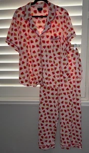 Adorable Kate Spade Pink Watermelon Cropped Pajamas Size 3X - Picture 1 of 2