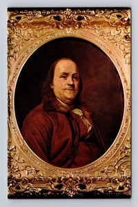 Benjamin Franklin, Portrait, People, Antique, Vintagecard - Picture 1 of 2