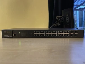 TP-Link Switch TL-SG3424 Jetstream 24 Port Gigabit L2 Lite Managed Switch - Picture 1 of 7