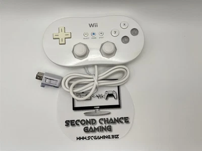Nintendo Wii Authentic Classic Controller Gamepad RVL-005 - Tested - NEW WIRE - Image 1 of 4