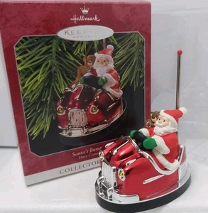 1998 Hallmark Andenken Ornament Santa's Bumper Car Here Comes Santa 25th Year - Bild 1 von 10