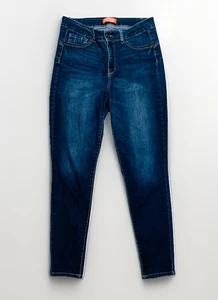 Wachsjeans Butt I Love You Jeans Damen Größe 13/31 Blau High Rise Stretch Denim - Bild 1 von 24
