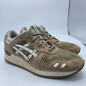 Asics Gel Lyte III Womens Size 7 Light Olive White Sneaker Shoes Casual Walking - Picture 1 of 13