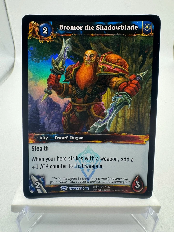 World of Warcraft TCG Foil Promo Crown Bromor the Shadowblade - Image 1 of 1