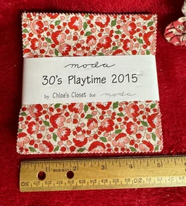 Pacchetto Charm Moda Playtime 2015 di Chloe's Closet per Quadrati Moda 5" Nuovo con etichette - Foto 1 di 3