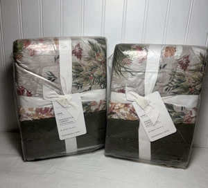 Pottery Barn Fantastical Forest Quilted Shams ~ King ~ Pair - Picture 1 of 5