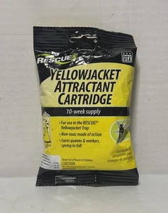 NEW Rescue Yellowjacket Attractant Cartridge 10 Week Supply - Picture 1 of 2