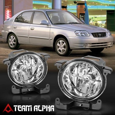 Se adapta a Hyundai Accent Par 2003-2006 OE [claro] parachoques luz antiniebla lámpara de conducción con bombilla Foto 1 de 4