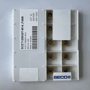 SECO / SCET120630T-M14,F40M / Original genuine CNC alloy blade 10 PCS - Picture 1 of 5