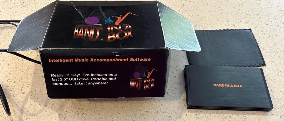 Band in a Box Windows Music Audio HARDDRIVE Connects To Pc & Accessible 2012 - Image 1 of 4