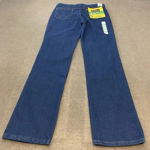 Wrangler Jeans Slim Fit Cowboy Cut Heavy Denim Irregular Size 34x36 936PWD - Picture 1 of 11