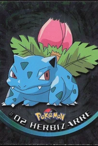 Pokemon Karte Herbizarre #02 Holo Topps Serie 1 Französisch - Bild 1 von 2