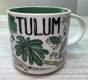 Taza de té café Starbucks Been There Series Tulum México 14 oz usada en excelente estado - Imagen 1 de 6