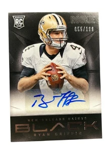 2013 Panini Black Rookie Signatures /199 Ryan Griffin #158 Rookie Auto RC - Bild 1 von 2