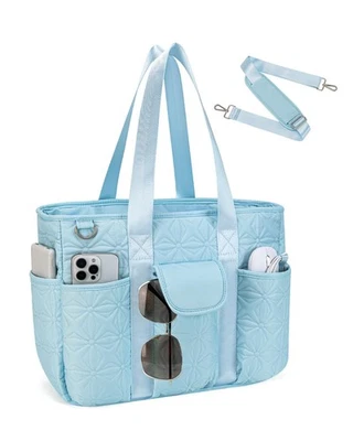 Bolso de Trabajo para Mujer con Compartimiento para Laptop de 15.6 Pulgadas Acolchado Bolso de Enfermera para... Foto 1 de 4