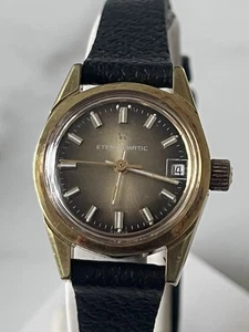 Vintage Eterna Matic Automatıc Damen Uhr.20 Electro Gold Plated 25mm 25 Jewels   - Bild 1 von 10