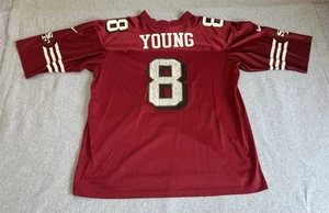 Vintage 90s Steve Young #8 NFL San Francisco 49ers Jersey Nike Team Sports SZ XL - Picture 1 of 24