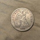 1871 P SEATED LIBERTY SILVER DOLLAR 1871 P SEATED LIBERTY SILVER DOLLAR