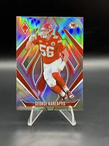 Panini Phoenix Silver Prizm 2024 George Karlaftis #62 Kansas City Chiefs - Imagen 1 de 3