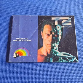 Nintendo NES: T2 Terminator 2 Judgement Day [Instruction Book Manual ONLY]