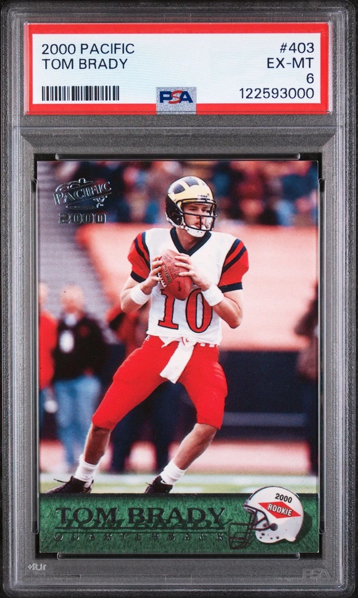 Tom Brady Rookie Football Pacific Trading Cards & Accessories for