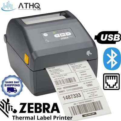 Zebra ZD421 Direct Thermal 203dpi Desktop Barcode Label Printer ZD4A042-D0EE00EZ - Image 1 of 4