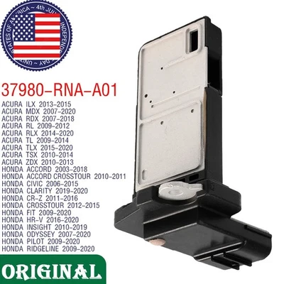 Sensor de flujo de masa de aire AFH70M-41B 37980-RNA-A01 para Honda Accord CR-V 2,0 L Pilot Foto 1 de 4