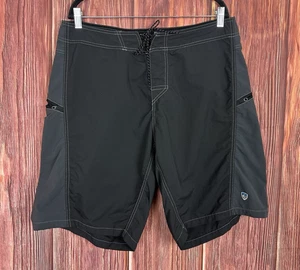 Kuhl Mutiny River Shorts Mens 36 Black Outdoors Swimming Gorpcore Fishing Nylon - Picture 1 of 5